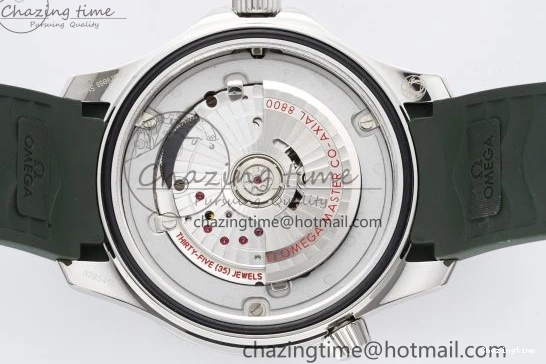 0316 Seamaster Diver 300M ZF 1:1 Best Edition Green Ceramic Green Dial on Green Rubber Strap A TravelReady 7823